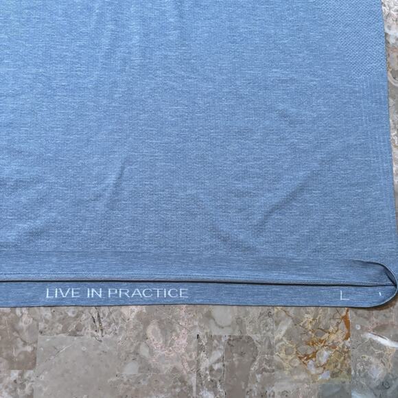 Lululemon Sweatshirt Mens Large Blue Metal Vent Tech Quarter Zip Golf Gym - Picture 4 of 8